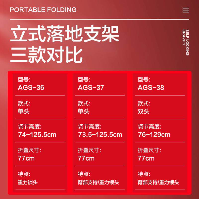 劳伦斯AGS-36/37/38吉他架立式支架电吉他贝斯放置架家用落地架子