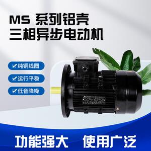 龙然机电YE4三相异步燃烧机空压机铝壳电机IE4高能效燃烧机电动机