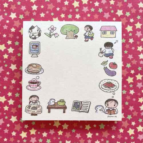 ●JY杂货●国内现货韩国centurybooks作者peace女孩便签手帐拼贴同人AI