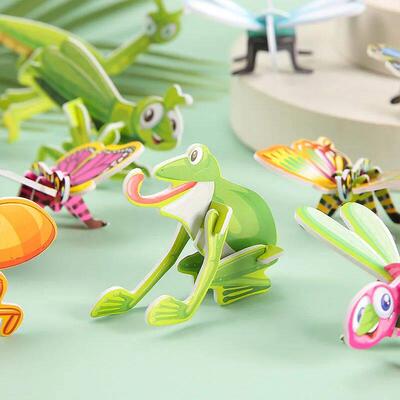30Pcs Funny Insect Paper Jigsaw Puzzles Educational Toys for