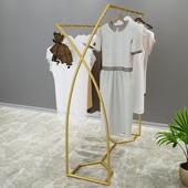 店示架双排架间货架双展GB 约服装 20424杠简侧中 中岛架落地式 服装