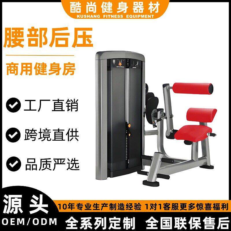 腰部后压健身房商用健身器材大全腹部前倾臀部力量训练器械全套