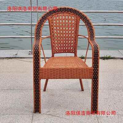 藤外椅老年人腾椅家用几闲太师休椅椅子阳茶台户椅高靠背RKD椅编