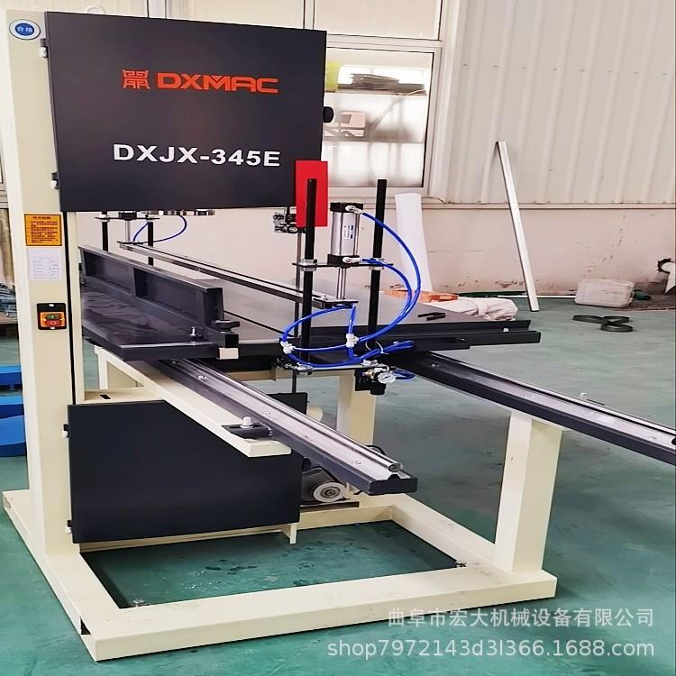 EVA塑胶材料直线弧形分切锯 立式木工带锯机 纸箱蜂窝纸板推台锯