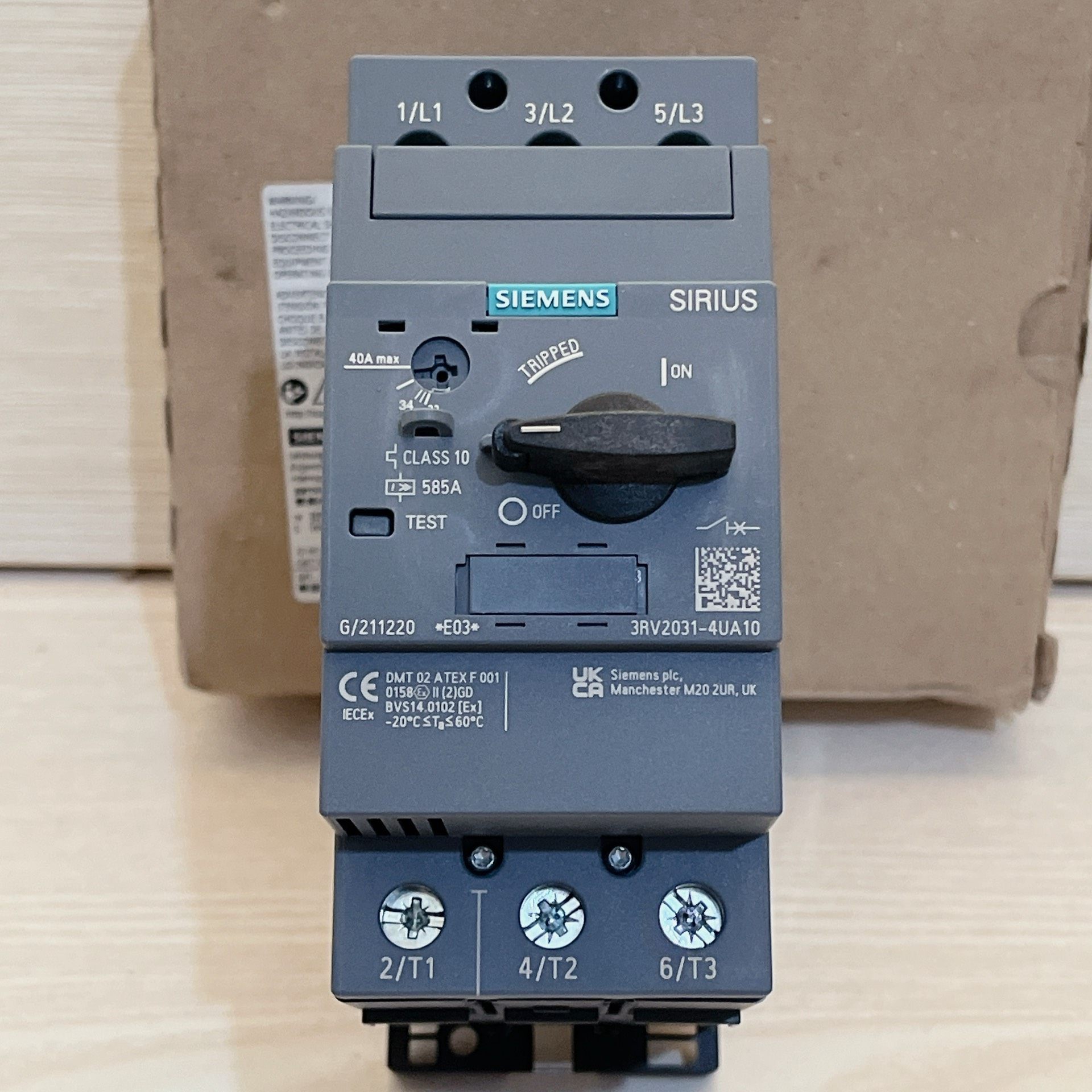 西门子马达断路器 3RV2031-4UA10 全新正品 数量