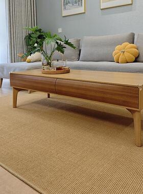 日式面客真剑麻地地垫厅卧室阳台民宿配毯饰地装FYP饰材料