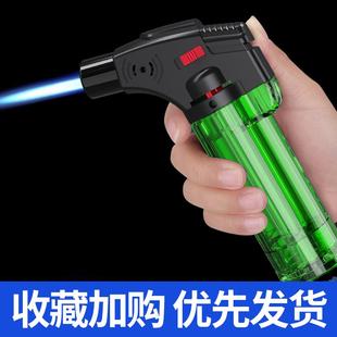 防风打火机充气火枪点香点艾灸专用雪茄点火器高温喷火枪直冲气体