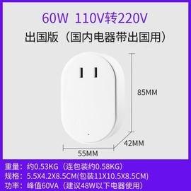 舜红变压器220v转110v适用戴森风筒日本100v110v转220v转换头电源