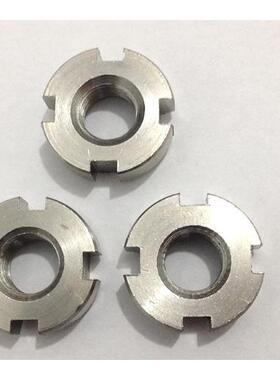 不锈钢304材质GB812开槽圆螺母锁紧MM81910x1.M12x1.2514x1.05