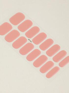 Transparent Semi-cured Gel Nail Sticker UV Lamp Needed Full