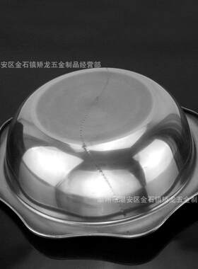 加厚不锈钢鸳鸯火锅盆 二味隔火锅具涮火锅汤锅电磁炉28-36cm