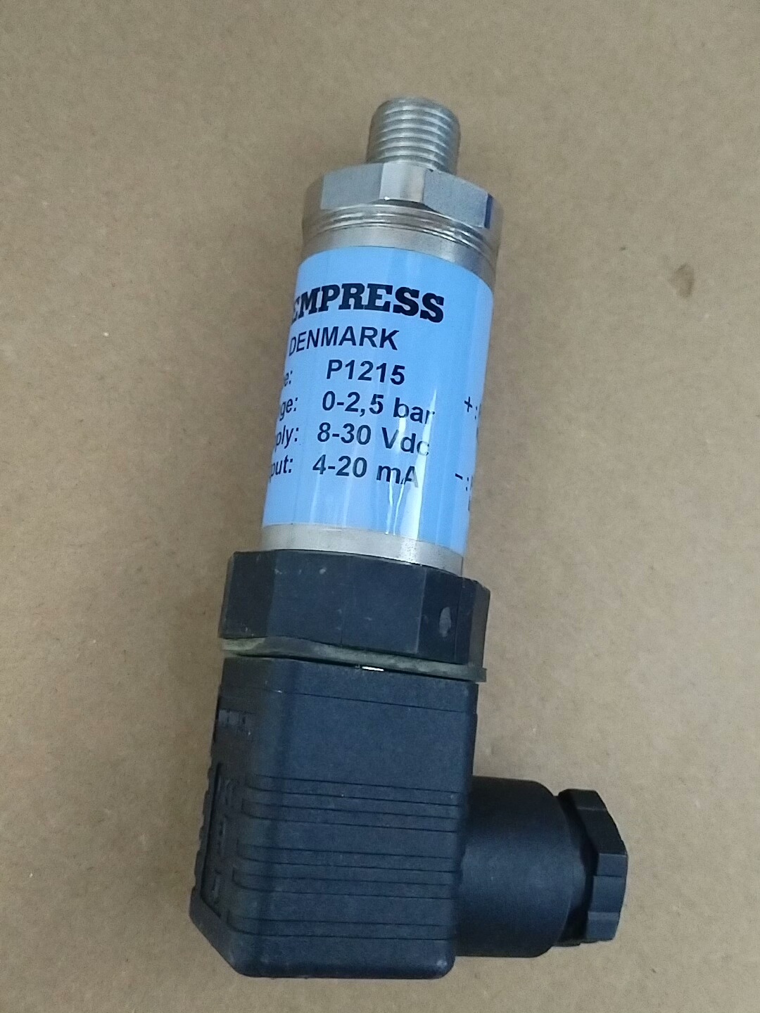 TEMPRESS压力传感器P1215   0-2.5bar全