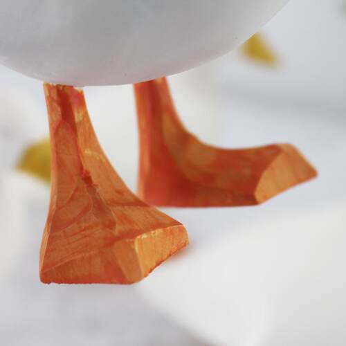 QMFBJ-KD青木木质柯达鸭摆椴木彩装饰件工艺品凡摆饰创意绘礼品家