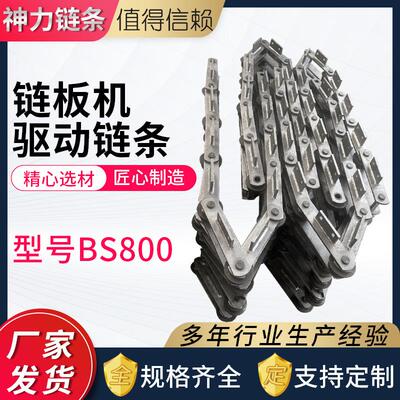 链板机驱动链条BS800节距P250除尘灰拉链机板链输送机传动链条
