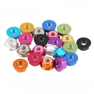 flange lock 10pcs nylon nut m2.5 aluminum