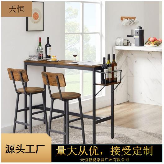 家用吧台柜台桌漫两人餐桌小TG010吧户家庭型餐桌椅浪家用氛围感