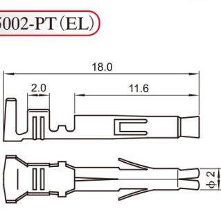 HXH 红星 接线端子45002-01PT 条形连接器 EL-01PT 一盘5000只