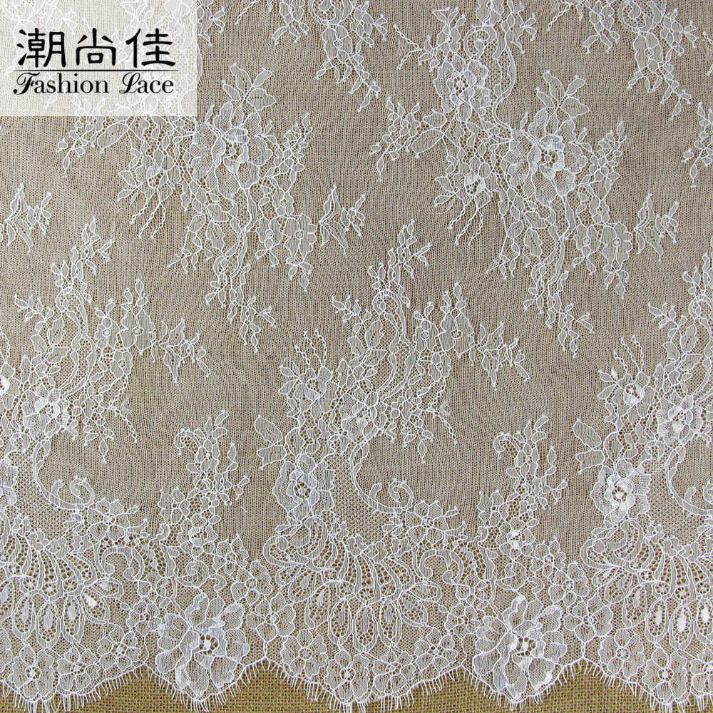 幅宽150cm厂家现货眼睫毛花边 蕾丝面料 婚纱辅料 锦纶蕾丝花边,居家布艺,花边,淘宝优惠券,粉丝福利购,淘宝优惠卷