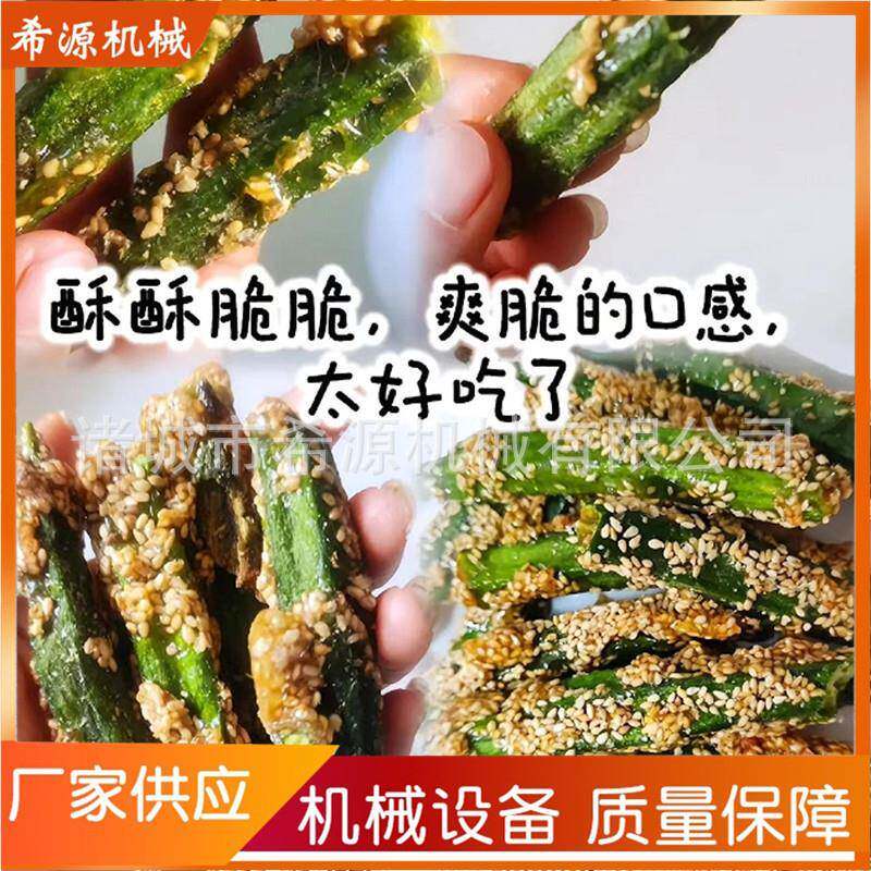 冻干秋葵裹糖机 全自动脆枣草莓脆上糖机 浸入式冰糖葫芦挂糖机