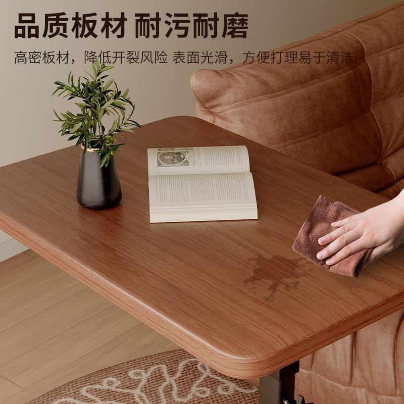 床边桌可移动升降电脑桌折叠书桌卧室家用简易懒人床上办公小桌子