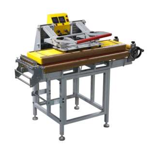 手动热转印织带烫画机印花机设备25x100CM上下双面发热织带机