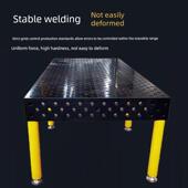 三维焊接平台平板画线检测平台多孔平台工装 夹具铸铁工作台3D平台