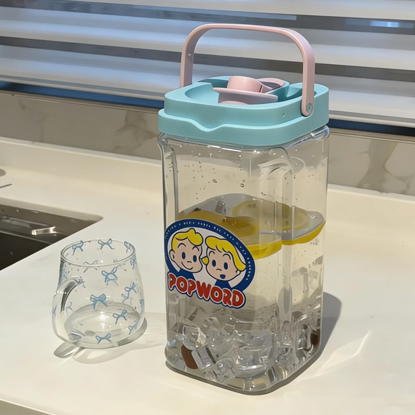 【夏日续命果茶桶】多巴胺大容量冷水壶家用冰箱冷藏凉水杯冷泡壶