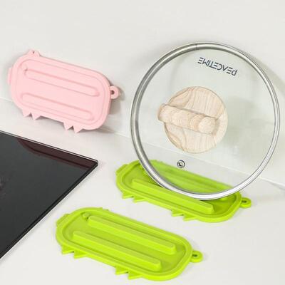 Pot Lid Drainage Pad Silicone Heat-Resistant Pad Cutting Boa