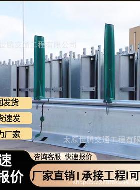 MYR东A级移动公钢栏高速护路改扩建八字钢护栏防撞临时广钢板护栏
