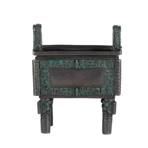 纯黄铜司母戊鼎摆件办公室客厅家居装饰青铜器鼎盛千秋工艺品铜鼎