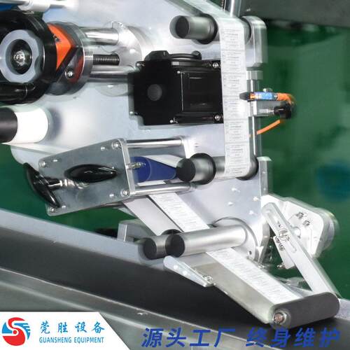 小全平面贴标机卡片VJT动自动分页纸盒塑料袋纸袋贴标自机设备