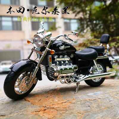 正品车本田武金翼女神人造合金摩托型模玩具