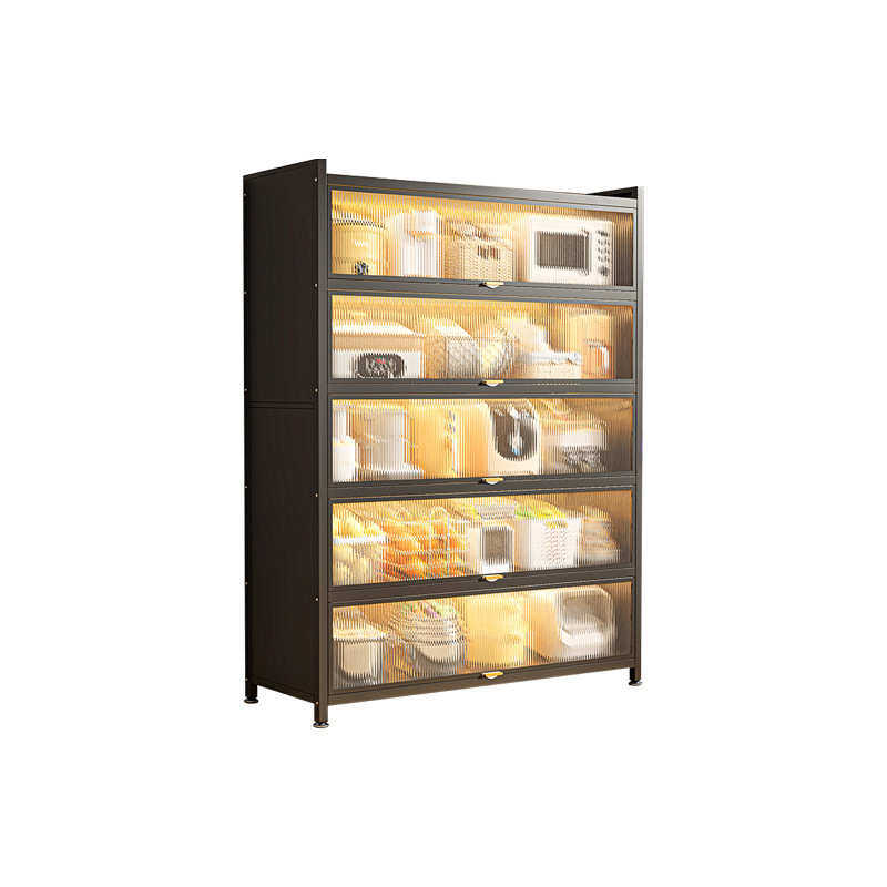 厨房置物架大容量多层餐边柜多功能微波炉锅具储物柜防尘收纳柜,厨房/烹饪用具,厨房抽屉置物架,淘宝优惠券,粉丝福利购,淘宝优惠卷