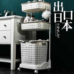 阿诺欣厂家批发塑料脏衣篮洗衣篮子收纳篮脏衣篓家用脏衣服收纳桶