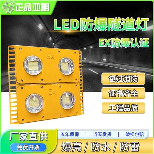 低压LED防爆灯仓库户外100W加油站船用12/24V36V隧道照明灯投光灯