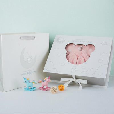 礼品盒大号儿童宝宝满月回礼盒创意生日礼物包装盒清新礼盒空盒
