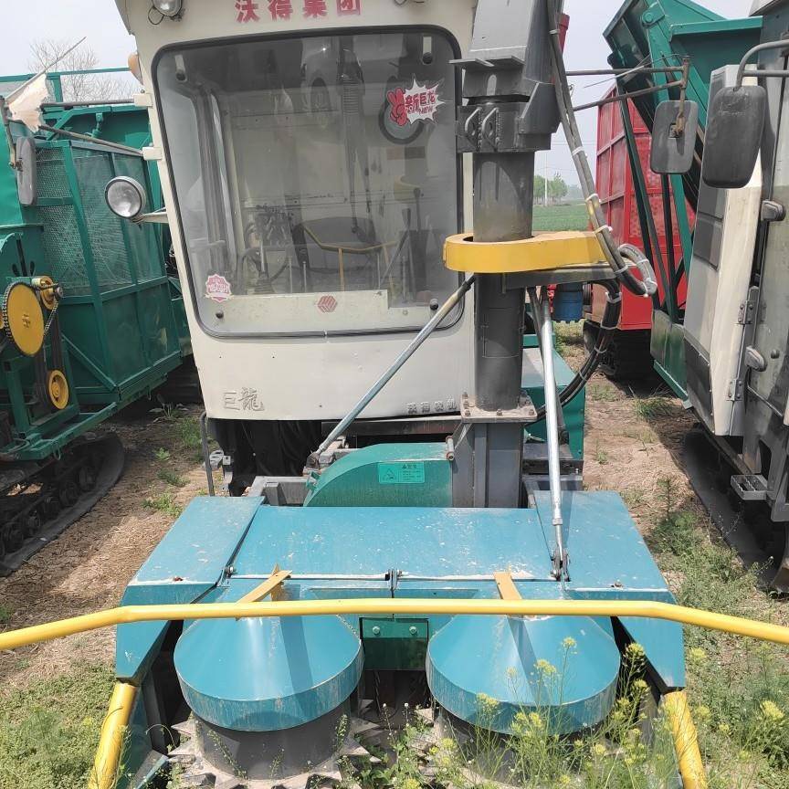 小型玉米秸秆青储机黄竹草黄储青贮机割台履带圆盘式收割机