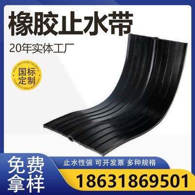 橡胶止水带651型中埋式钢边外背贴国标可拆卸丁基钢板腻子止水带