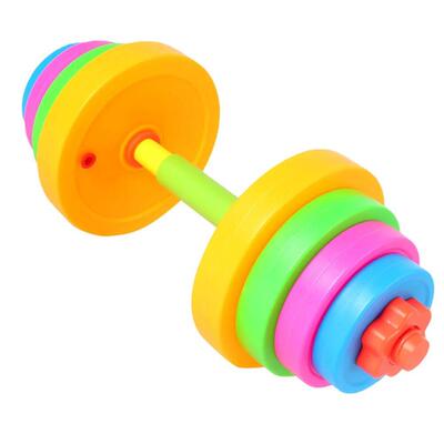 Children Dumbbell Toy Plastic Dumbbell Kids Kindergarten Arm