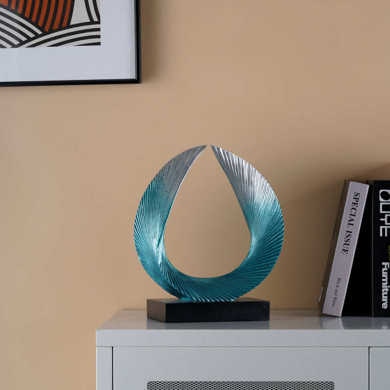 春季轻奢简约抽象飞煌腾达摆件创意家居饰品酒柜装饰品办公室摆设