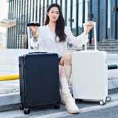 旅行箱行李箱女翻盖式 拉杆箱20小清新密码 箱24学生网红箱28寸皮箱