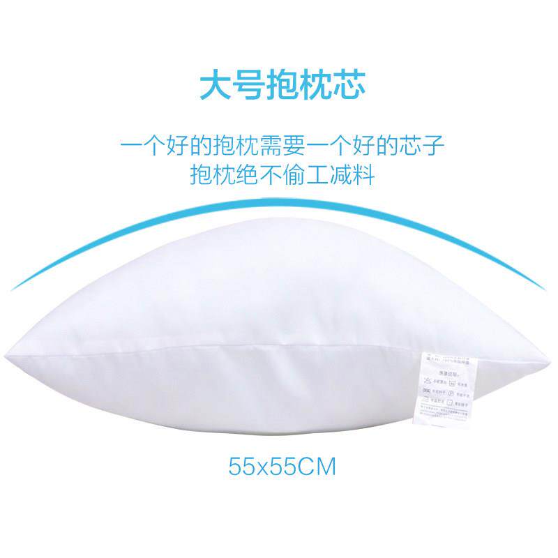 抱枕芯靠枕芯沙发靠垫芯大号十字绣方芯35X50 50X50 55X55 45X65