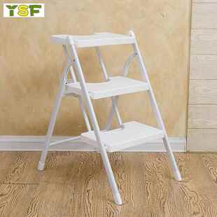 折叠登高凳子折叠椅高脚踩脚凳加高踏步梯凳可折叠梯椅两用人字梯