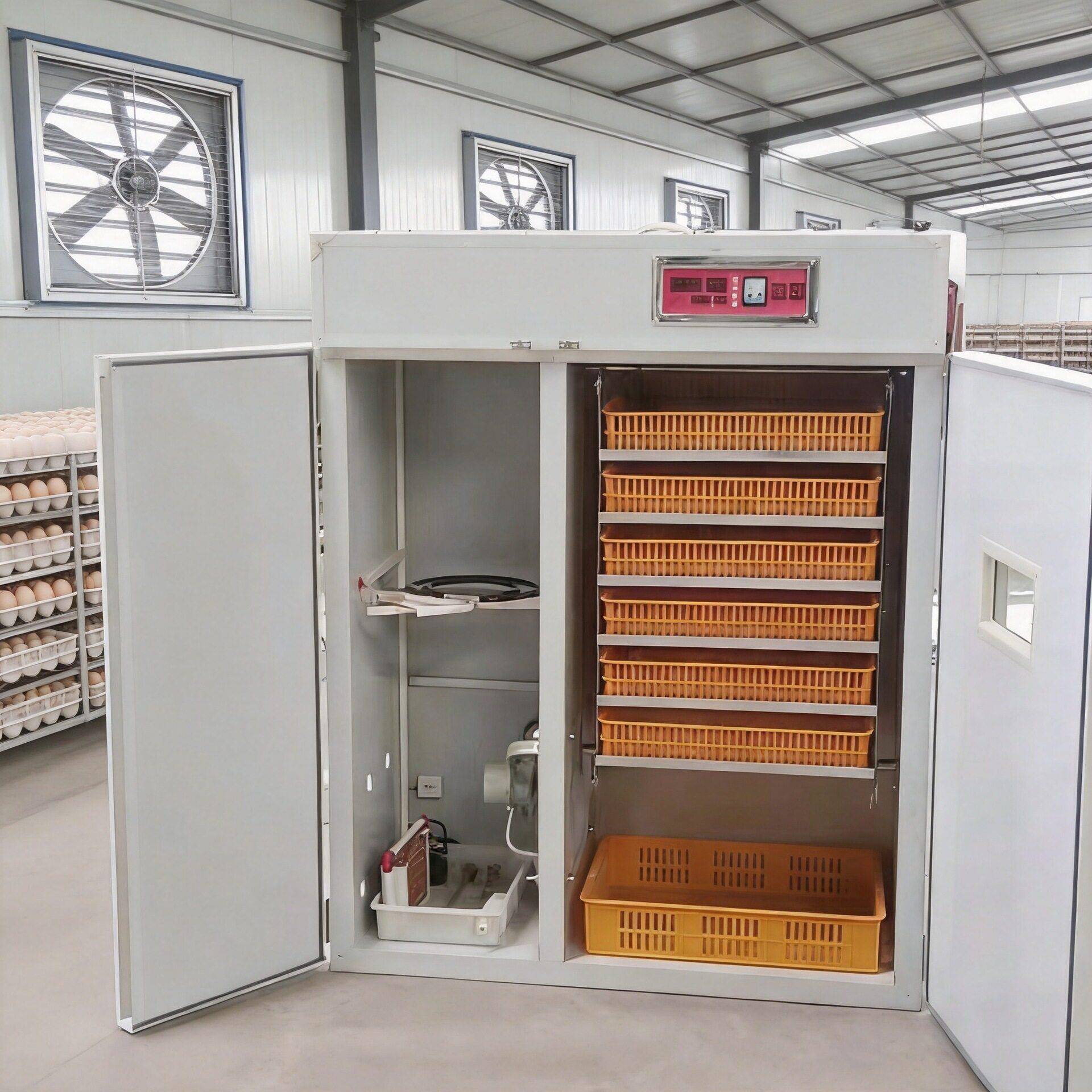 家用孵化机孵蛋箱家禽鸡鸭鹅蛋推车孵化设备蛋车型全自动孵化器