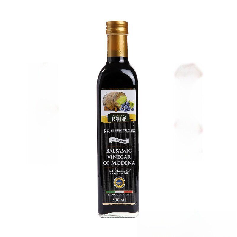 包邮 卡利亚摩德纳黑醋 巴萨米克醋沙拉醋500ml Balsamic Vinegar