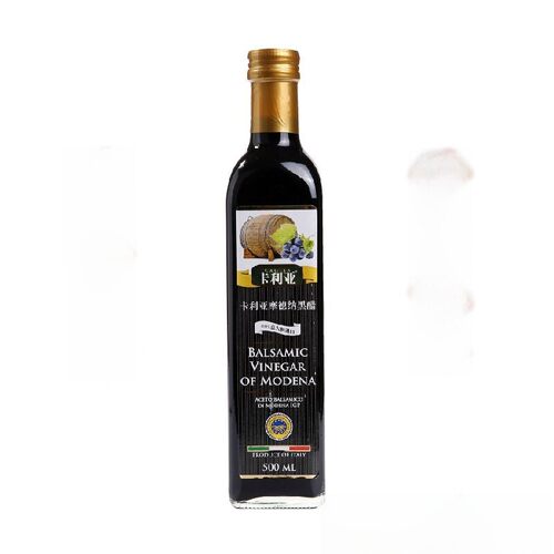 包邮 卡利亚摩德纳黑醋 巴萨米克醋沙拉醋500ml Balsamic Vinegar