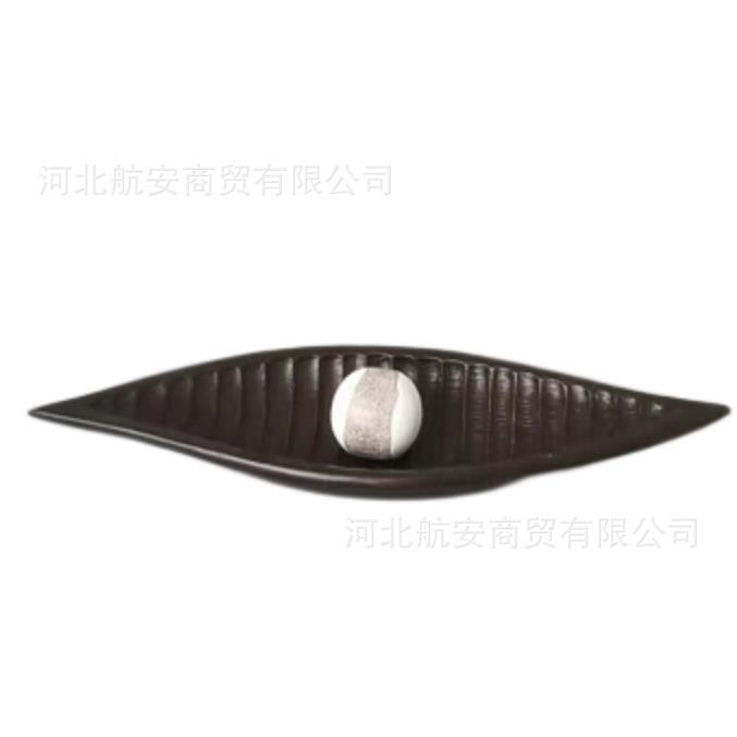 现代简约创意树脂船型果盘样板房售楼处桌面餐桌茶几软装饰品摆件