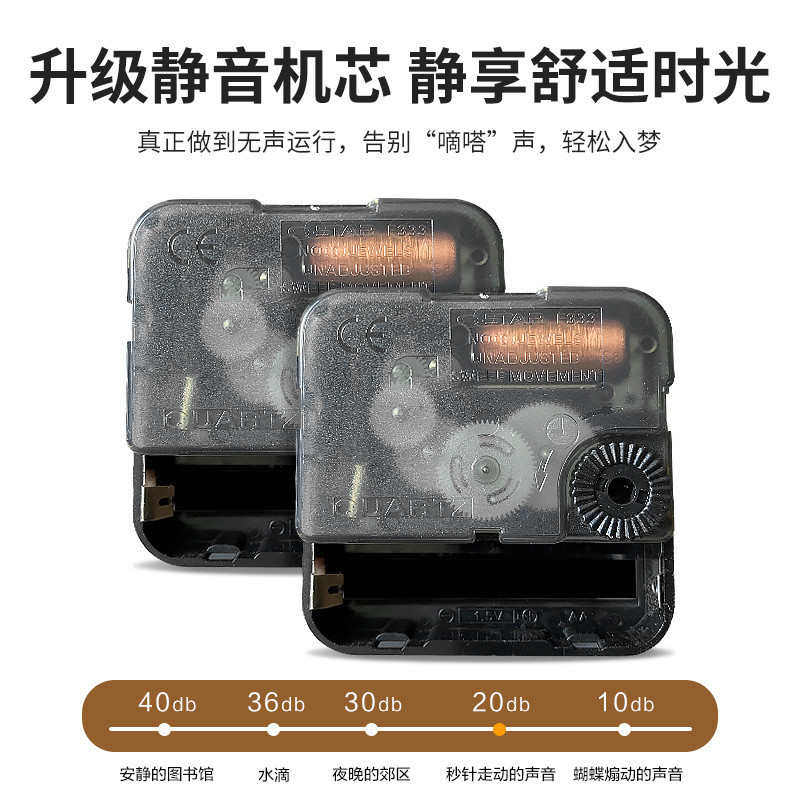 E4C创意个性diy数字时钟简约轻奢客厅装饰挂钟墙贴壁钟静音墙钟钟,家居饰品,挂钟,淘宝优惠券,粉丝福利购,淘宝优惠卷