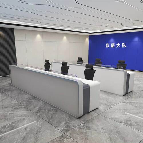 烤漆监控台安防部队平台控制台电网操作台调度指挥中控操作台桌椅