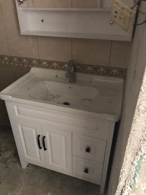 北欧小户型现代简约落地式浴室柜怎么样？用后一周发现软肋